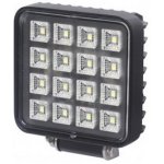 TRUCK LED Pracovní lampa 16xLED hranatá s vypínačem