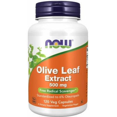 Now Foods Foods Olive Leaf Extract 500 mg 120 kapslí – Hledejceny.cz
