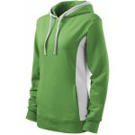 Malfini dámská mikina Kangaroo s kapucí a přídavkem elastanu 408 trávově zelená – Sleviste.cz