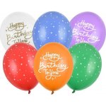 Latexové balonky zlato bílé Happy birthday To You – Hledejceny.cz