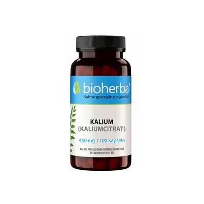 Bioherba Draslík (citrát draselný) 450 mg 100 kapsúl – Hledejceny.cz