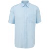 Pánská Košile s.Oliver pánská lněná košile s krátkým rukávem modrá 2131000 5070