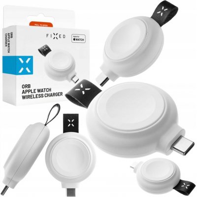 FIXED Orb pro Apple Watch s podporou rychlonabíjení MFi certifikace bílý FIXORB-WH – Zboží Živě