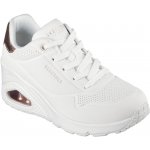 Skechers uno wedge hi steps 177520-WHT Bílá – Zboží Dáma