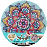 Grafix Diamantový obrázek Mandala tyrkysová 30 cm na plátně – Hledejceny.cz