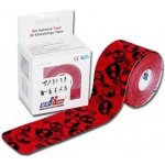 BB Tape červená s lebkami 5 cm x 5 m – Zboží Dáma