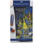 Olejové pastely Faber-Castell Metallic 12 barev – Zboží Mobilmania