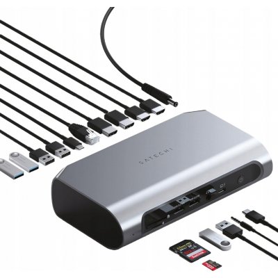 Satechi Thunderbolt 4 Multimedia Pro Dock ST-DT4PMM-EU – Zboží Živě