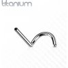 Piercing Šperky4U tyčka k Push In piercing do nosu titan TIT1146-0806