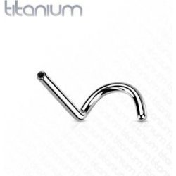 Šperky4U tyčka k Push In piercing do nosu titan TIT1146-0806