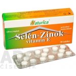 Naturica SELEN + ZINEK vitamín E 30 tablet – Zboží Mobilmania