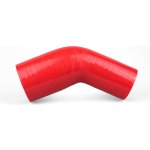 Silikonové redukční koleno 45 stupňů červené, s vnitřním průměrem 63 > 57 mm – Hledejceny.cz