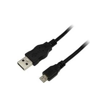 Logilink CU0059 USB 2.0 Typ-A samec pro Typ- micro B samec, 3m, černý