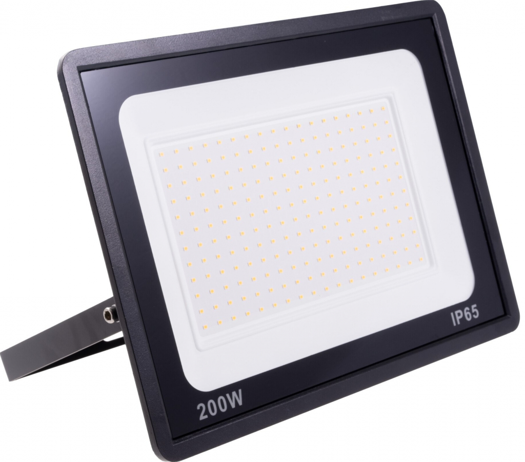 ACA Lighting LED venkovní reflektor Q 200W/230V/6000K/17600Lm/110°/IP66, černý