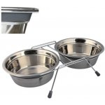 TRIXIE stojánek + 2 misky se silikonovým kroužkem 1,5 l/21 cm – Sleviste.cz