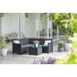 KETER ELODIE CORNER 5 SEATER Set zahradní s úložným stolem, grafit/šedá 17210776 – Hledejceny.cz