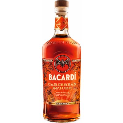 Bacardi Caribbean Spiced 40% 0,7 L (holá láhev) – Zboží Dáma