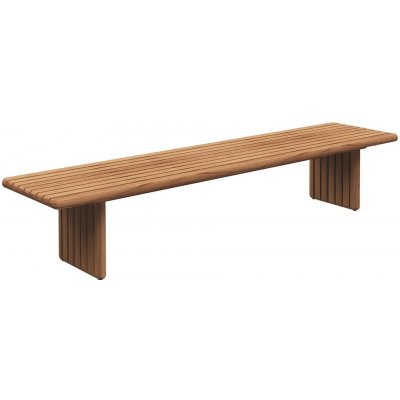 Gloster Teakový nízký stůl Deck, obdélníkový 223x52x42 cm – Hledejceny.cz