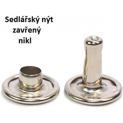 Nýt sedlářský, vel.7 mm, nikl – Sleviste.cz