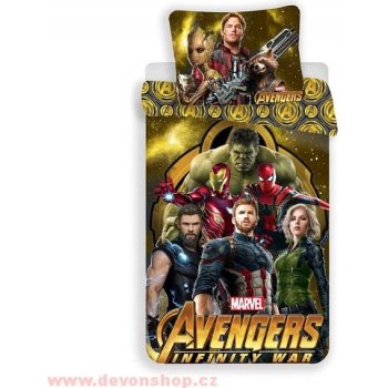 Jerry Fabrics Povlečení Avengers Infinity War 140x200 70x90