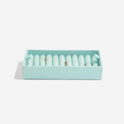 Stackers přihrádka na prstýnky Mint Ring Roll tyrkysová – Sleviste.cz