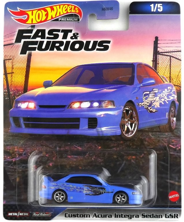 Hot Wheels Premium Fast & Furious Custom Acura Integra Sedan GSR