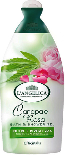 L'Angelica Officinalis Canapa e Rosa sprchový gel koupelová pěna konopí a  růže 500 ml od 69 Kč - Heureka.cz