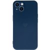 Pouzdro a kryt na mobilní telefon Apple Pouzdro Vennus Valentýnské Heart iPhone 13 - tmavě modré