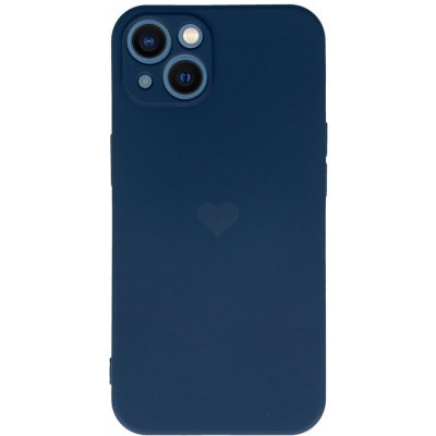 Pouzdro Vennus Valentýnské Heart iPhone 13 - tmavě modré