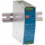 Průmyslový zdroj Mean Well NDR-120-24, 24V=/120W spínaný na DIN lištu – Hledejceny.cz