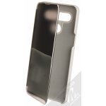 Pouzdro 1Mcz Clear View flipové pro LG K41s, LG K51s stříbrné – Zboží Mobilmania