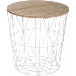 Atmosphera Kumi 41 cm x 40 cm hnědá bílá – Zboží Dáma