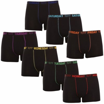Lee Cooper pánské boxerky LCUBOX7P0110 1769913 černé 7 pack – Zboží Mobilmania