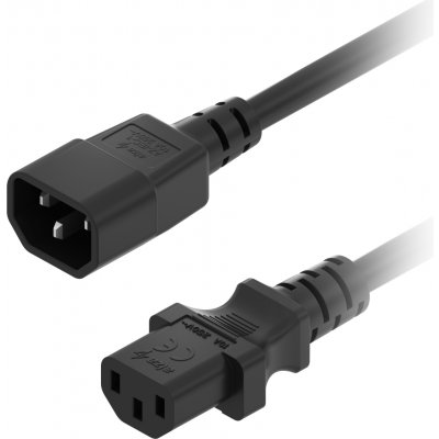 AlzaPower 1m černý APW-PC-C13C1401B – Zbozi.Blesk.cz