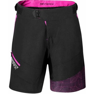 Force Storm dámské volné Lady s vložkou černo-růžové – Zboží Dáma