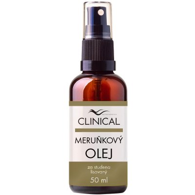 Clinical Meruňkový olej za studena lisovaný 50 ml – Zboží Dáma