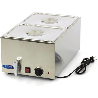 Maxima Vodní lázeň s kohoutkem - včetně sady 2 x 1/2 GN – Zboží Dáma