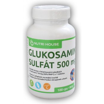 Nutrihouse Glukosamin sulfát 100 kapslí