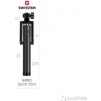 Swissten Wired Selfie Stick 8595217443525