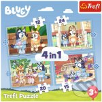 TREFL Bluey a její svět 4v1 12,15,20,24 dílků – Zbozi.Blesk.cz