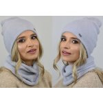 Fashionweek alpakový zimní set čepice komin ZIZI-AL2 šedý – Hledejceny.cz