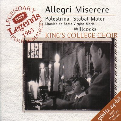 WILLCOCKS/CHOIR KINGS COLL MISERERE/STABAT MATER/AJ. – Hledejceny.cz