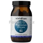 Viridian Magnesium Citrate with Vitamin B6 90 kapslí – Hledejceny.cz