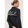 Dámská košile Karl Lagerfeld s klasickým límcem 235W1602 černá