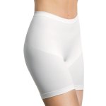 Intimidea Short Silhouette kalhotky stahovací nohavičkové bezešvé bílá – Zboží Dáma