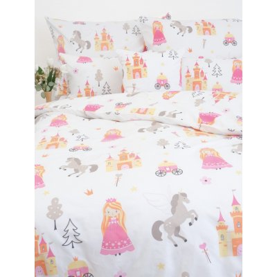 MKLuzkoviny.cz bavlna povlečení Renforcé Kouzelné království 140x200 70x90 – Hledejceny.cz