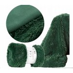 Eurofirany chlupatá deka Tifany1 tmavězelená 150X200 – Zboží Mobilmania