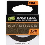 Fox Edges těžká šňůrka bez olova naturals leadcore 25m 50lb 22.7kg – Zboží Dáma