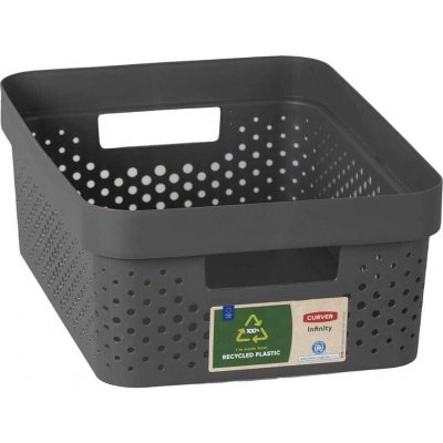 Curver Úložný box INFINITY 11l tmavě šedý 04750-G43 – Sleviste.cz