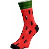 Walkee barevné ponožky Meloun Červená